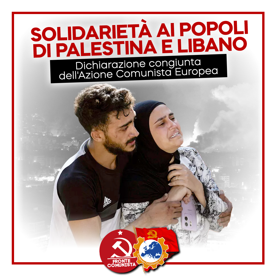 Solidarietà ai popoli di Palestina e Libano