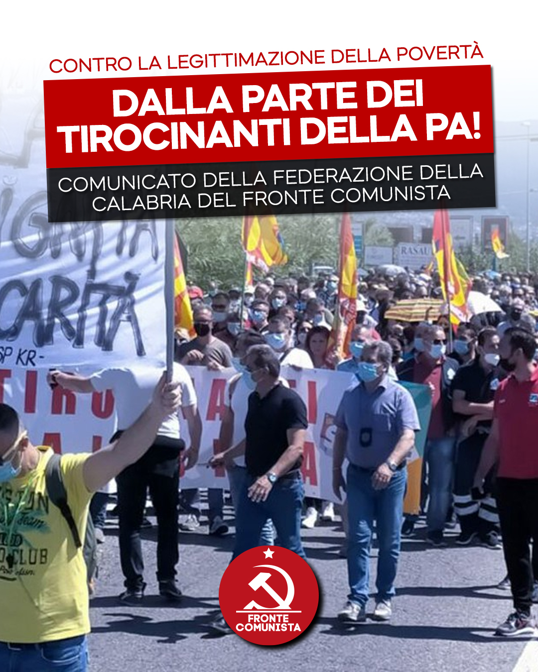 Contro la legittimazione della povertà: dalla parte dei tirocinanti della PA!